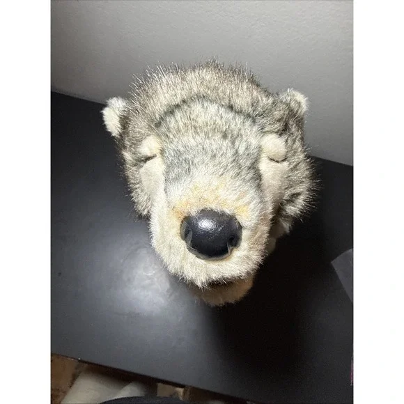 Douglas Raina 12" Howling Wolf Plush Stuffed Animal - Picture 6 of 9